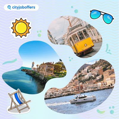 Sunny city comparison: Athens vs Lisbon