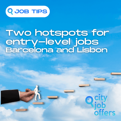 How much can you make in an entry-level role in Barcelona and Lisbon?